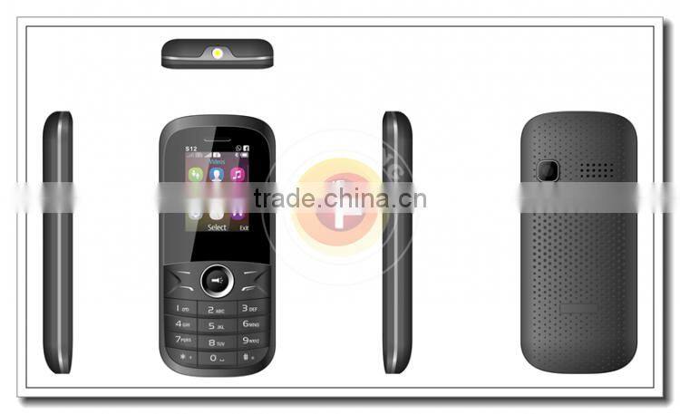 1.8 Inch Screen Dual Sim Bluetooth GSM World Cheapest Mobiles S12
