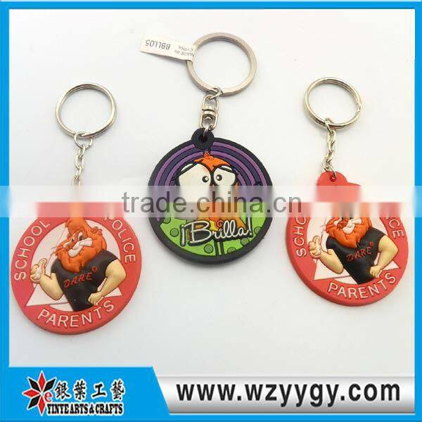 pvc soft animal promotion key chain