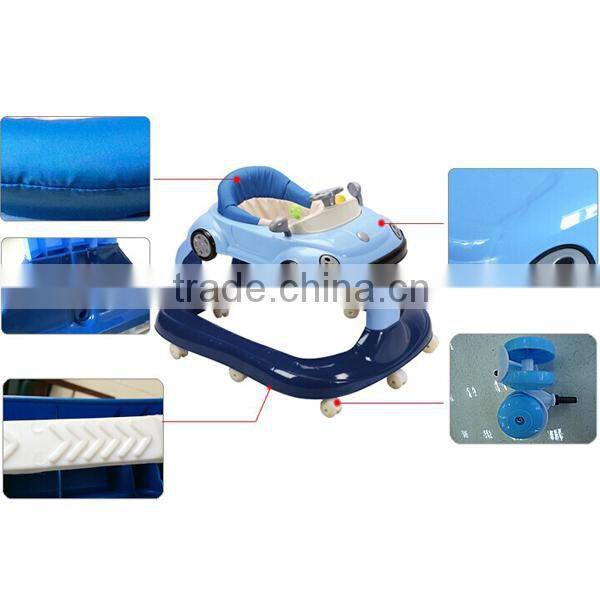 New model baby walker plastic baby walker 2015 baby trolley walker