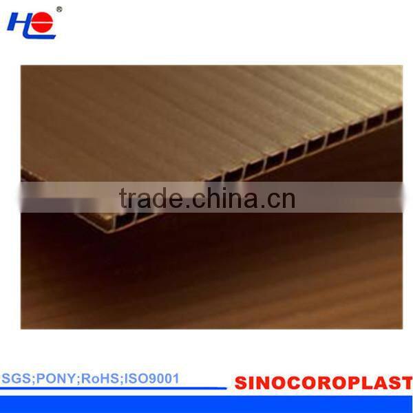 not rot and construction co-extruded twin-wall fluted sheet