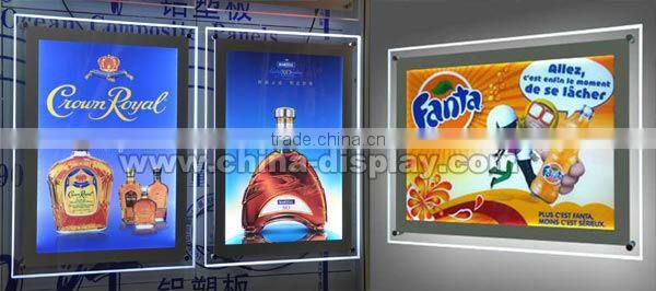 Advertising Poster Display LED Backlit Signage Photo light box Display