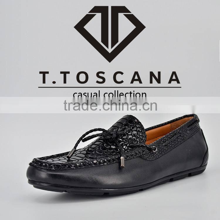 2016 Patent cow leather cattle leather boys stylish casual shoes