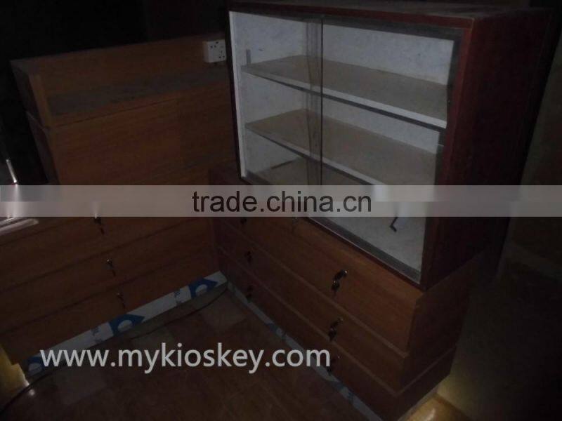 Newly design mobile phone exhibition case mobile phone booth