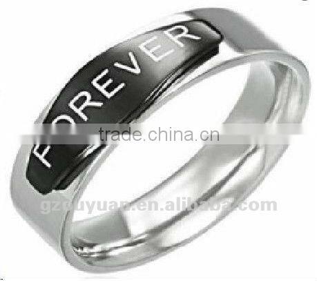 Stainless Steel Forever Symbol Ring