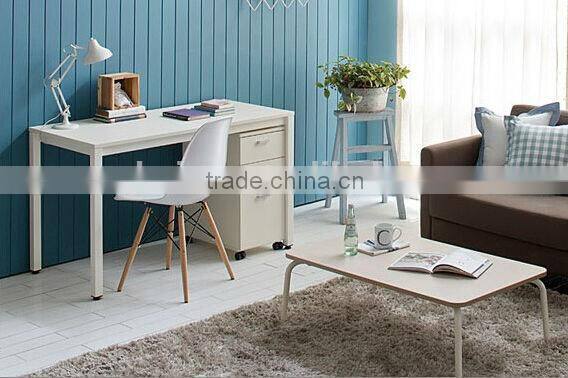 simple steel wood computer desk of modern design