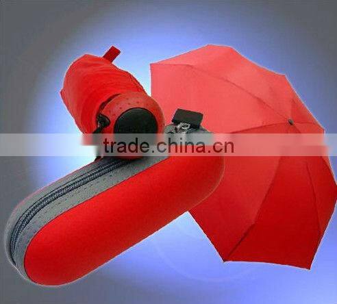 folding umbrella with case