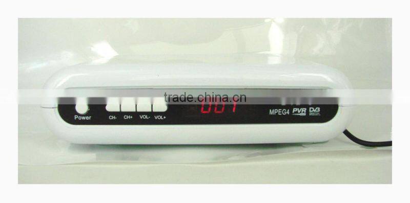 Mini Design Charming White Color MPEG4 DVB-C Digital Cable TV Set Top Box