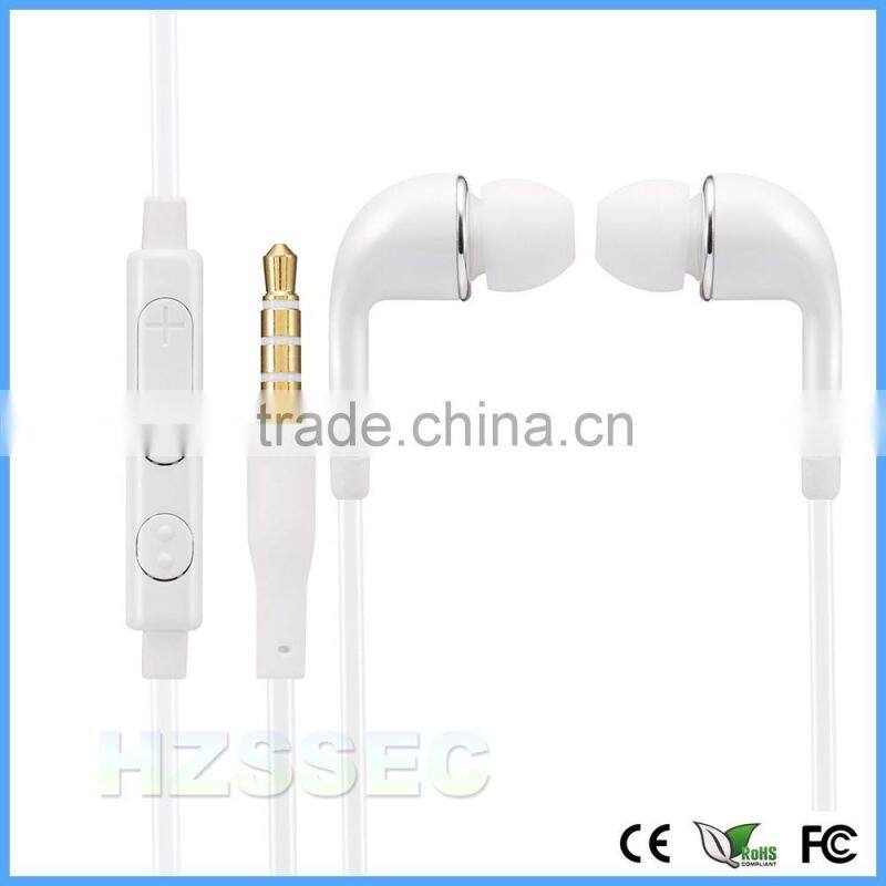 Wholesale low price wired earphone headset EO-EG900BW with mic and volume control earphone for samsung mobile phone
