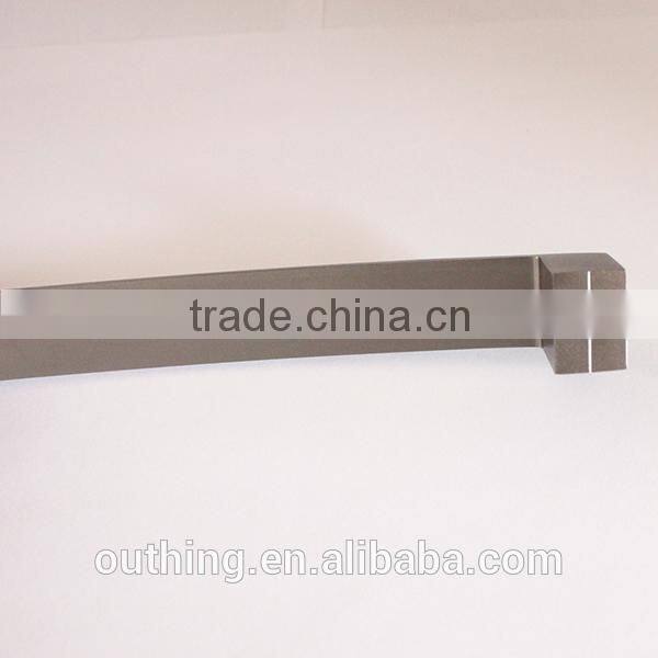 High Quality Creative shinny black cabinet aluminum handle V