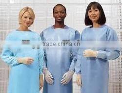 disposable non-woven isolation gown