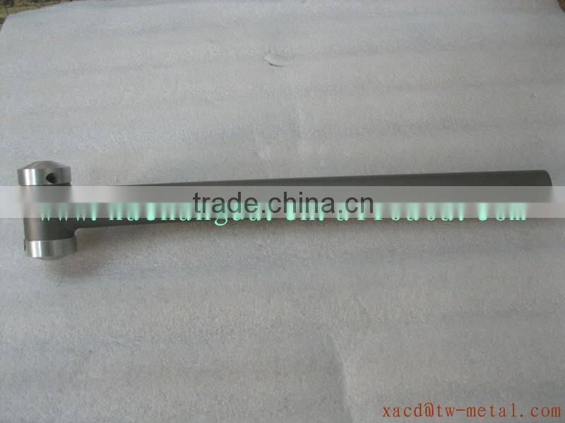 "Egg" shape titanium bike seat post customized "egg"shape titanium seat post with sand blast finshed XACD Ti seat post with420mm