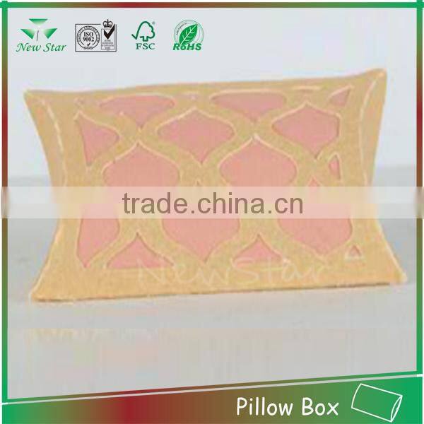 lovely paper box,pillow shape gift box