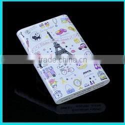 2016 new mini leather 2600mah usb portable power bank with ce fcc rohs
