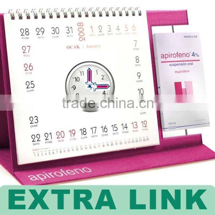 Desk Calendar With Note Pad/Desk Calendar Designs/Special Printined Desk Calendarcustom Desk Pad Calendar