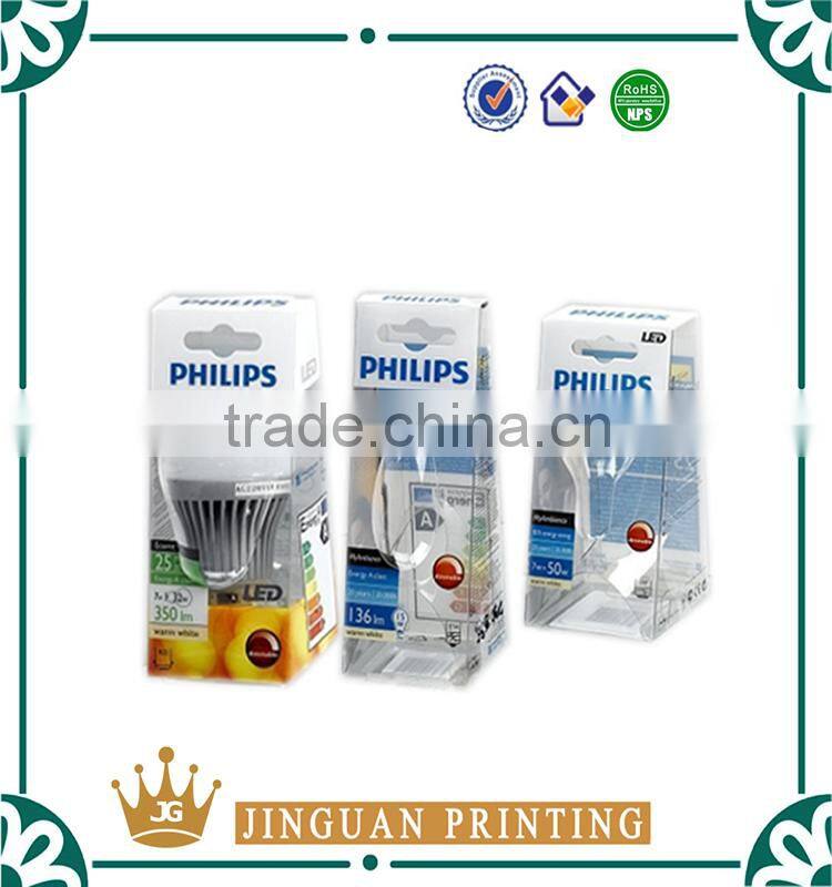 New design factory price plastic clear led blister packaging