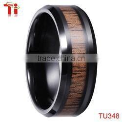 tungsten carbide ring inlay abalone engagement ring, fashionable abalone rings