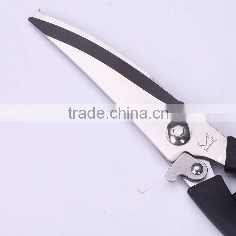 SK13159 -2016 Special design 9."full stainless steel kitchen poultry shears comfortable use in your ktichen
