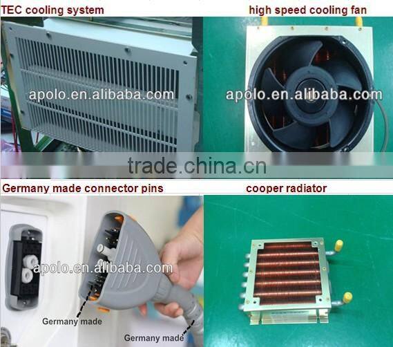 High power diode laser module device for all color hair removal