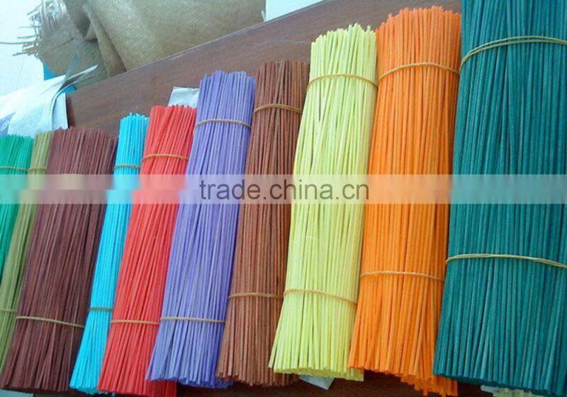 Red color rattan sticks reed sticks
