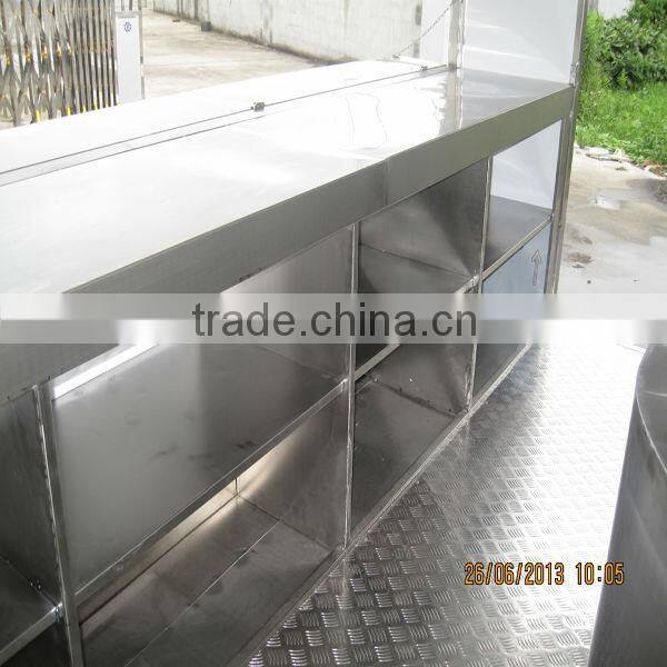 JX-FS420 Commercial Stainless Steel Outdoor Customized mobile food canteen