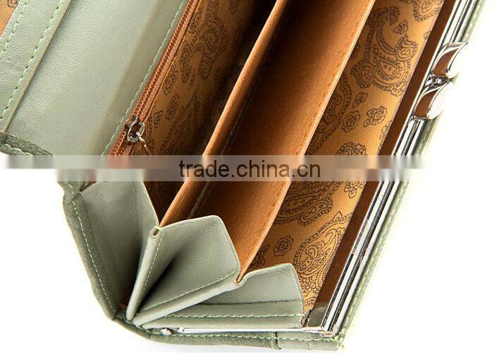 Fashion Women's Long Design Wallet PU Leather Cute Bowknot Wallet Ladies Purse