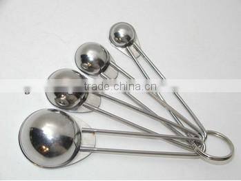 4pcs stainless steel digital measuring spoon 1.25ml,2.5ml,5ml,15ml