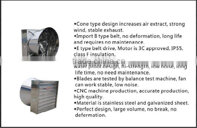 Poultry house exhaust fan