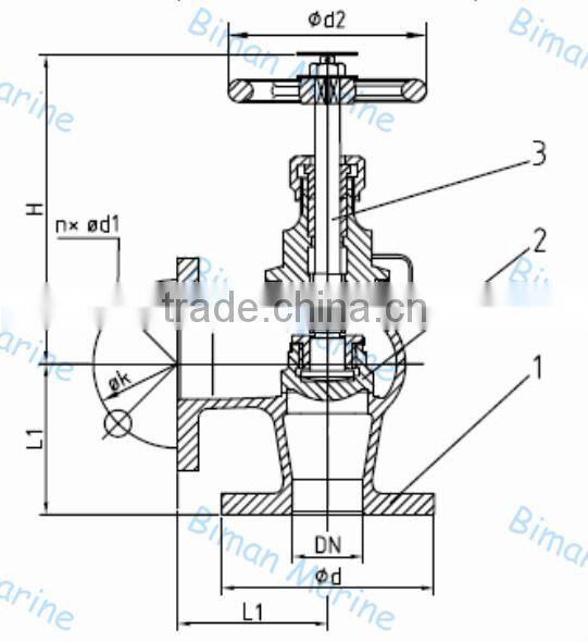 Marine Bronze Electric Water Valve for Pipe