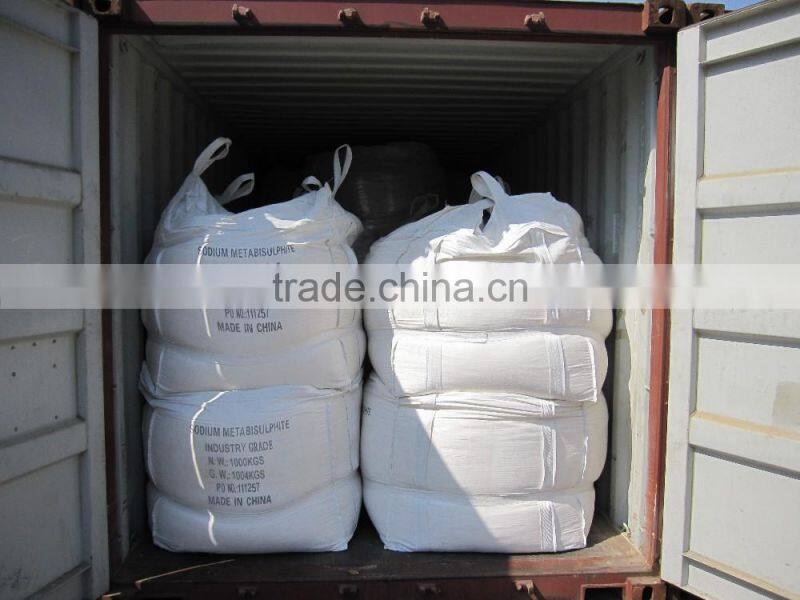 Sodium metabisulfite 98% min sodium metabisulphite