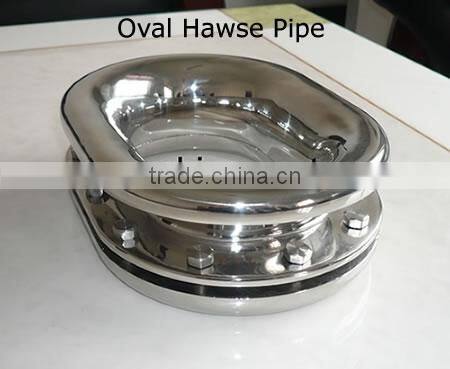 High Quality oval AISI 316 hawse pipe with cleat,Hawse Pipe For boat/yatch