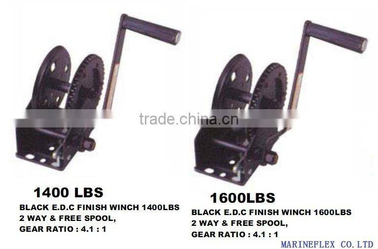 Black E.D.C Hand Winch