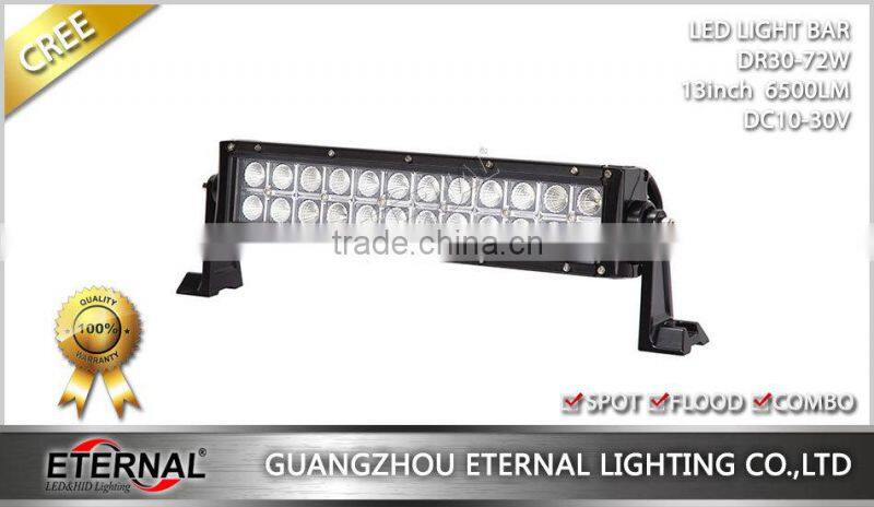 72W tractor truck trailer harvester machinery heavy duty construction vehicles high power working led light bar