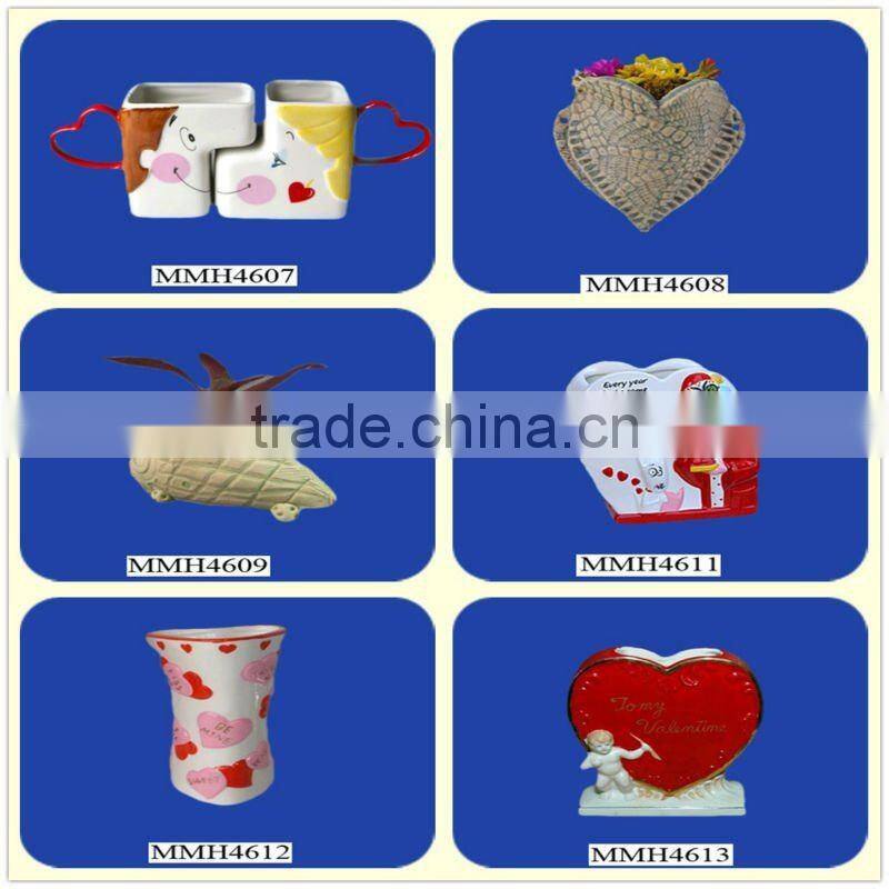 Decorative porcelain colorful valentine gifts for women
