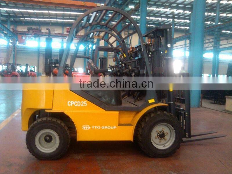 2.5 Ton YTO Hydraulic Forklift Truck CPCD25