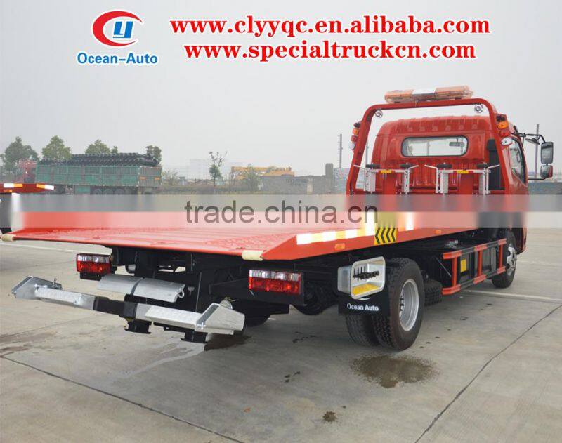 Dongfeng DFAC 4X2 rotator flat wrecker truck dlk towing truck for sale