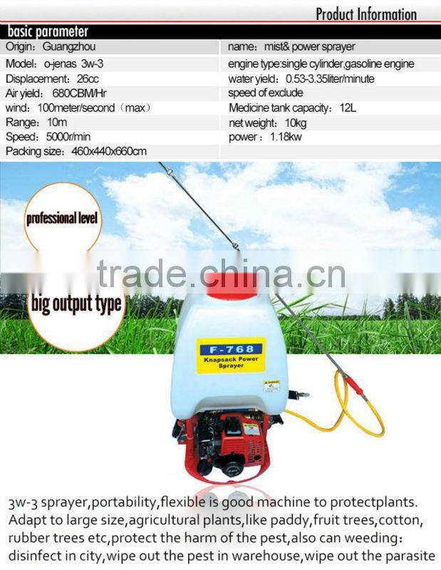 2-stroke petrol engine sprayer O-JENAS 3W-3