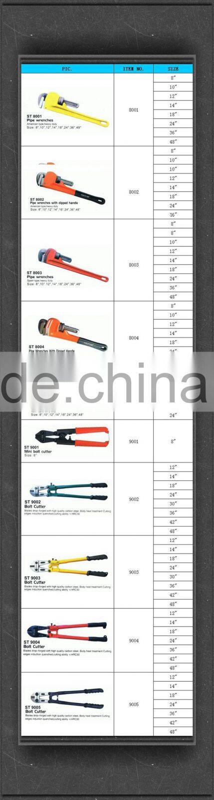 Energy saving American type heavy duty drop forged Cr-Mo chrome-molybdenum steel clipper bolt cutter