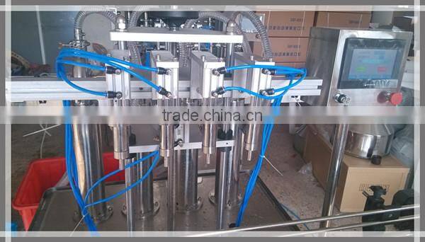 Four Heads Fully Automatic Toiletry Perfume Bottle Filling Machine