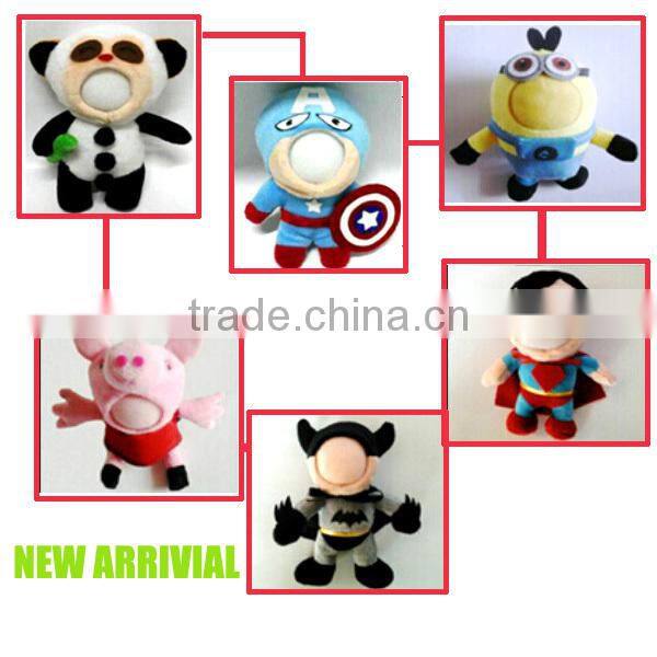 New Design Chrismas Gift Souvenir DIY Dolls Plush Sublimation 3D Face Doll