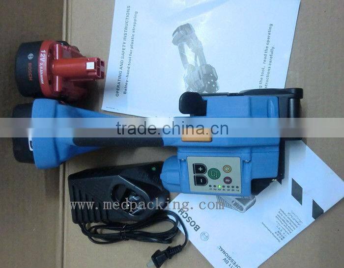 DD160 Battery-powered PET Strapping Tools for pallets, bales, crates, cases, various packages