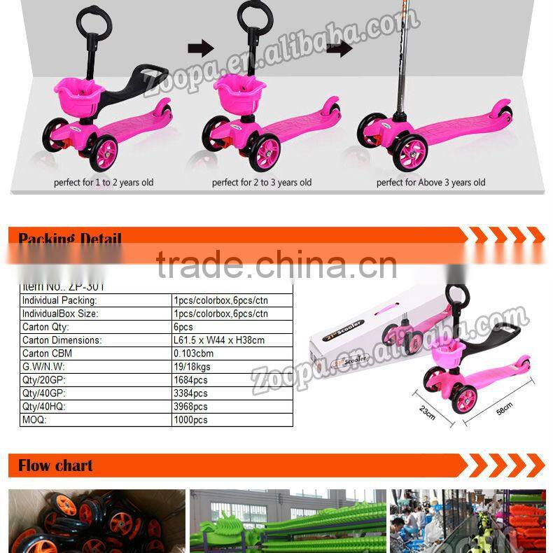 new design mini kick scooter 3 wheel scooter