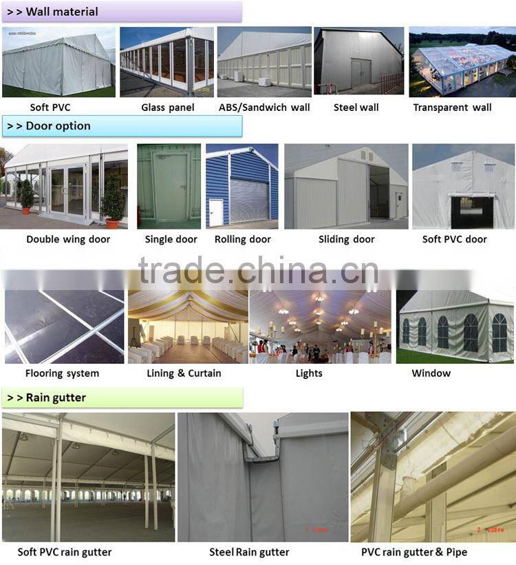 Sunproof 3x6m curve tent for bus shuttle station