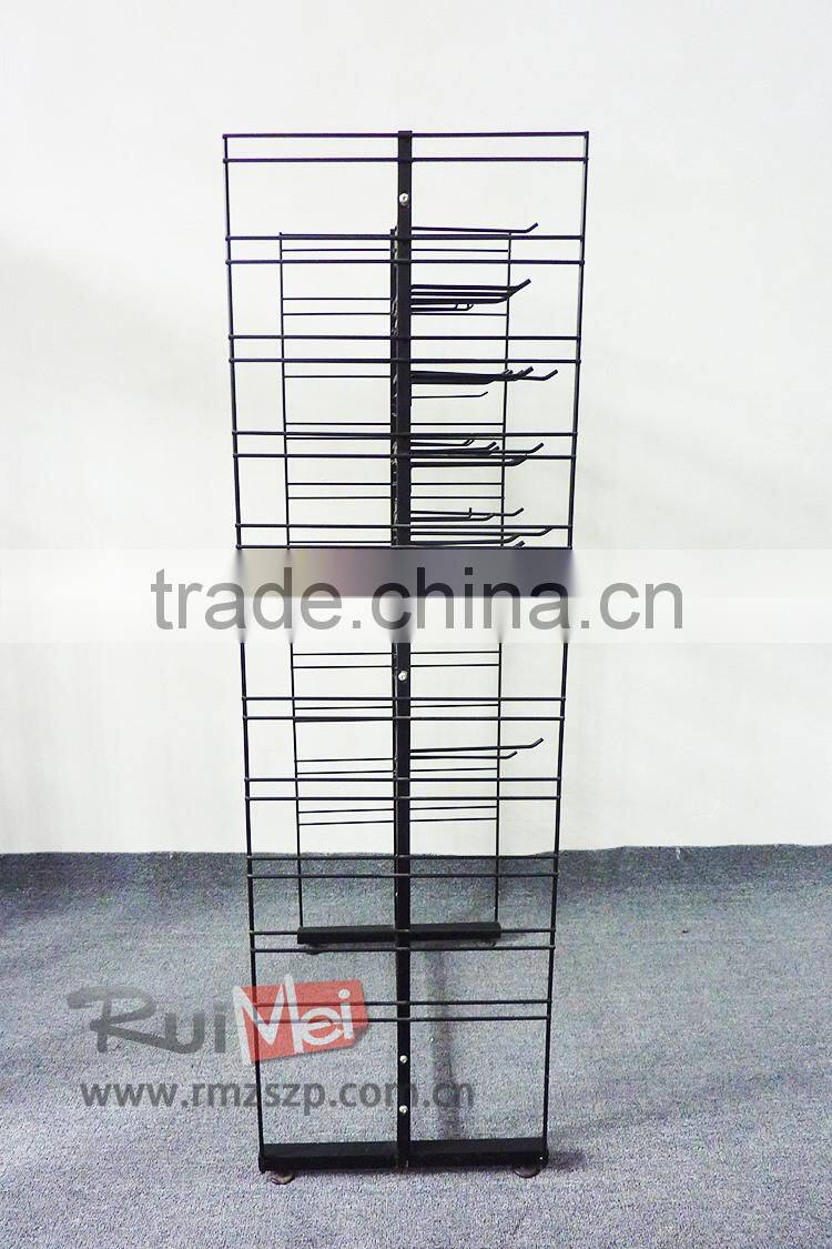 Metal wire slipper display rack