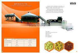 fried flour snack food processing line Skype:hongzhen.yang2