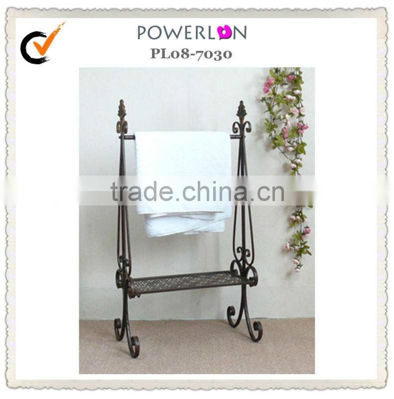 Antique White Water Proof Metal BarthroomTowel Rack PL08-34202