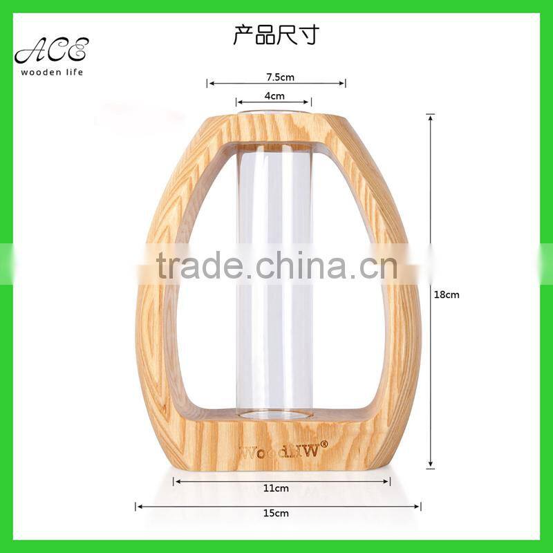 High quality solid wood vase holder