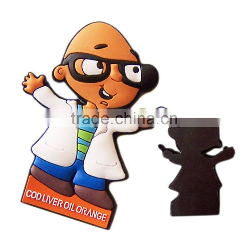 Lovely PVC magnet with custom design for fridge