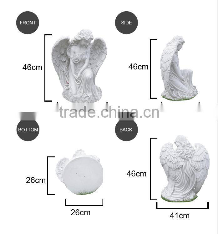 Modern Outdoor Large Garden Decor Resin Ornament Angel Figurine