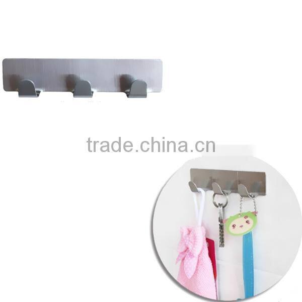 2016 3M Stainless Steel Sticky Hook For Bathroom,Bedroom,Kithcen