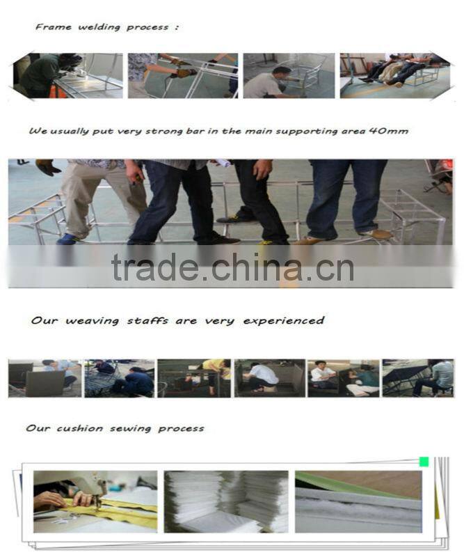 2017 Trade Assurance Hot Sale Outdoor left arm rattan sofa bunk bed